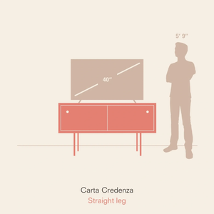 Elegant Harmony TV Credenza-Solution de rangement et d'affichage luxueuse pour votre salon avec un design moderne et un grand espace - Product Image 5