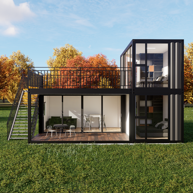 Customizable Breathable Modern Design Fast-Assembly Container Office 20ft/40ft Modular Prefab Workspace ISO/CE Certified 1 Year