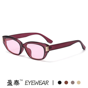 แว่นกันแดดทรงแคทอายสีดำ ยี่ห้อ Yingtai ป้องกันรังสียูวี 400 สำหรับผู้หญิง แฟชั่น - Product Image 2