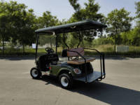 Voiturette de golf électrique 4 places, 60V 100AH, batterie au plomb, autonomie 80KM, directement de l'usine, pour parcours de golf, en stock