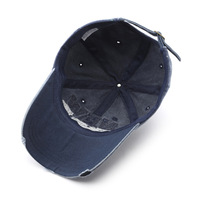 Gorra de Béisbol con Logotipo Bordado Personalizado y Estilo Desgastado