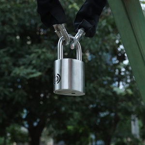 Cadenas d'<span class=keywords><strong>alarme</strong></span> de sécurité antivol intégré de 120Db cadenas de sécurité avec <span class=keywords><strong>alarme</strong></span> pour casiers cadenas intelligent - Product Image 2
