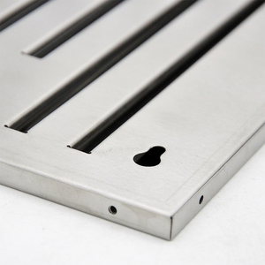 Thép không Gỉ Dầu Mỡ <span class=keywords><strong>Baffle</strong></span> Mui Xe Tấm Bộ Lọc Thay Thế Cho Khói Trên Bán - Product Image 2