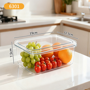 Food Grade Fridge Fresh-Keeping <b>Box</b> Freezer <b>Storage</b> <b>Box</b> Kitchen Sealed Container With Lid for Fruit and Vegetable - Product Image 1