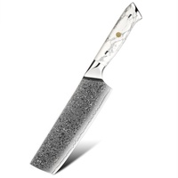 Couteau de cuisine Nakiri en acier Damas VG10 à 67 couches, 7 pouces, prêt à être expédié, pour couper les légumes, la viande, couteau de chef