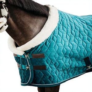 Custom Equestrian <b>Waterproof</b> Lightweight Fabric Fill <b>Blanket</b> for Winter Breathable Combo Turnout Horse Rug Cotton-Filled - Product Image 1