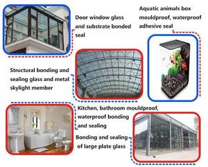 מפעל-קנה 280 מ "ל מראה פסטל אקווריום דבק סיליקון איטום גומי לבריכת שחיה ו-מליטה מים - Product Image 5