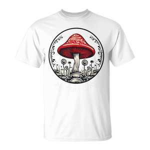 Mycology <b>Mushroom</b> Biology <b>T</b>-<b>Shirt</b> Science Fun Hunter Design Unisex Adult Size - Product Image 1