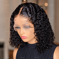Perruque Bob Courte Droite de 8 à 14 Pouces en Gros, Grand Stock, pour Femmes Noires, Cheveux Humains Brésiliens Vierges, Perruques Bob Courtes avec Dentelle Frontale