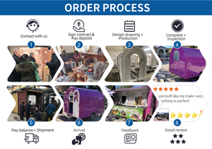 לרכוש אישית חטיף bbq אוכל נייד עגלת קפה נייד קדימון מזון מהיר מאובזר למכירה - Product Image 5