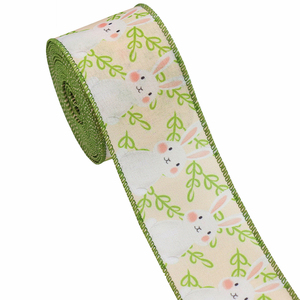 En stock – <span class=keywords><strong>Ruban</strong></span> festif en toile de jute avec bordure soudée, 6,3 cm x 5/10 yards, pour décoration de paniers de Pâques et emballage cadeau - Product Image 5