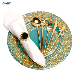 High Quality Gold Stainless Steel <strong>Flatware</strong> <strong>Set</strong> for Wedding - Product Image 5