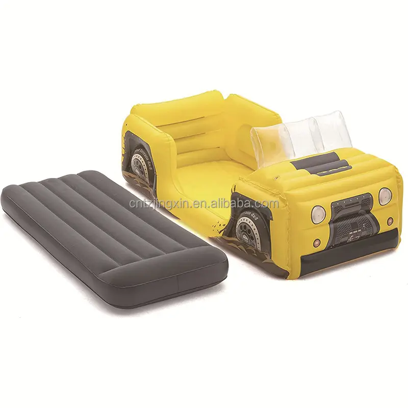 Factory custom inflatable kids bed child fence bed multifunctional creative car styling bed