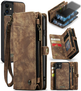 Pour CaseMe <span class=keywords><strong>Original</strong></span> 2in1 détachable en cuir TPU carte PC étui portefeuille à glissière pour <span class=keywords><strong>iPhone</strong></span> <span class=keywords><strong>11</strong></span> vente en gros pour <span class=keywords><strong>iPhone</strong></span> <span class=keywords><strong>11</strong></span> couverture amovible - Product Image 1