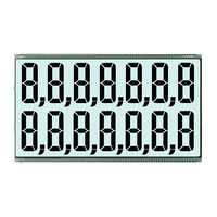 Werksverkauf 8,0 "7*2-stelliger Segment code LCD-Anzeige feld mit statischer 5,0 V weißer Hintergrund beleuchtung für Kraftstoffsp ender steuerung