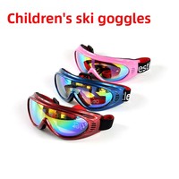 Lunettes de ski pour enfants en gros, anti-reflet, anti-UV, pour sports d'hiver, protection oculaire