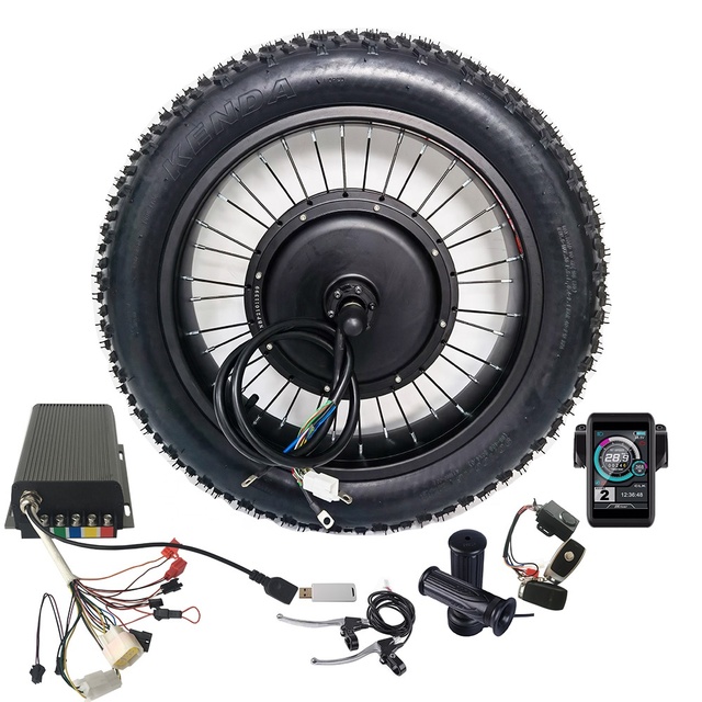 110km/h High Speed Electric Bike Kit 60V 72V QS 205 Motor 5000w Ebik Convers Kit Electric Motorcycle Kits