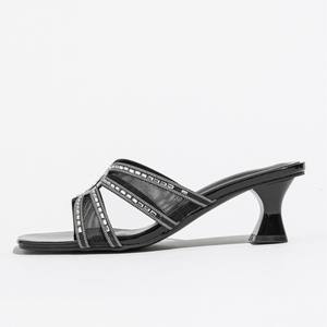 Nuove Scarpe da Donna con Tacco Alto 7cm, Punta Aperta, Taglia Grande 42, Sexy con Cinturino alla Caviglia, Chaussures Femme - Product Image 4