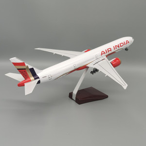 Hot Kids Toys Grande échelle 1:157 47cm Boeing 777 Air India Avions fabriqués en Chine Avions avec lumières LED et roues - Product Image 5