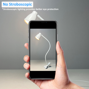 <span class=keywords><strong>Lampe</strong></span> <span class=keywords><strong>de</strong></span> bureau à clip LED, flexible, col <span class=keywords><strong>de</strong></span> cygne, <span class=keywords><strong>lampe</strong></span> <span class=keywords><strong>de</strong></span> lecture rechargeable, <span class=keywords><strong>lampe</strong></span> <span class=keywords><strong>de</strong></span> chevet pour bureau, maison, protection des yeux - Product Image 4