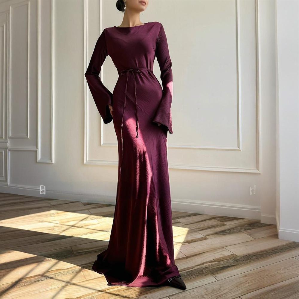 sachin and babi light blue dress Brand Customization Women's Vintage Party Evening Dress Set Solid Color Empire  Waist Abaya Muslim Fashion A-Line Silhouette| Alibaba.com