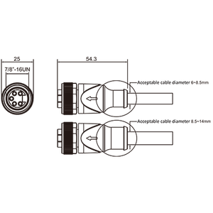 สายเคเบิล Rj45 โซลินอยด์ สำหรับสายไฟฟ้าอีเธอร์เน็ต ขั้วต่อสายไฟฟ้า ปลั๊ก ขั้วต่อ - Product Image 5