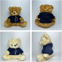 Ours en peluche personnalisé avec logo, rembourrage en coton PP, 27 cm, animal en peluche promotionnel pour le sommeil du bébé/cadeau