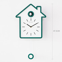 Jam Dinding Cuckoo Pendulum Gaya Nordic dengan Suara Burung