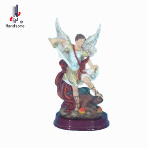 Statue Artigianali in Resina di Angeli Cattolici, Arcangeli Michele 60CM, Realistiche e Personalizzabili, Decorazione e Regalo per le Festività - Product Image 4
