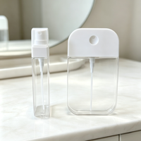 Flacon pulvérisateur plat rechargeable pour voyage, parfum, alcool, désinfectant, mini vaporisateur format carte