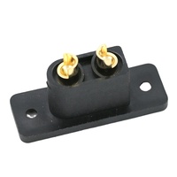 Connecteur de XT90E-M Amass Fiche de batterie noire Tête mâle XT90E Connecteur RC pour avion Véhicule aérien sans pilote UAV Pièces de rechange pour bricolage