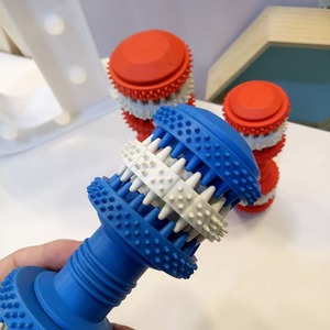 Giocattolo da Masticare per Cani in Gomma, Morbido e Resistente, a Forma di Manubrio, al Gusto di Menta, per la Cura Dentale e il Gioco, Tema Animazione - Product Image 2