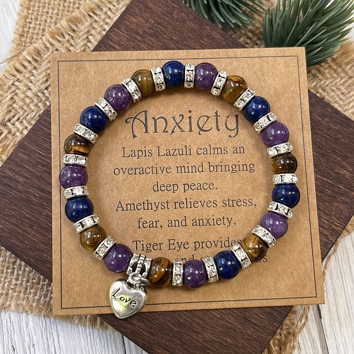 Pulsera Anixety-púrpura