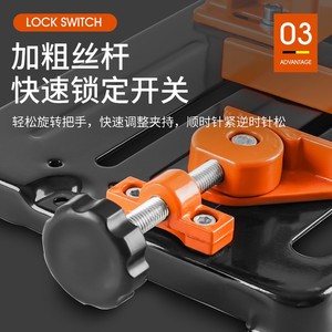 Corded Angle <b>Grinder</b> Stand 100-125mm High Precision Cutting Diy Mount for Electric Angle <b>Grinder</b> Aluminum Alloy Base 220V AC - Product Image 4