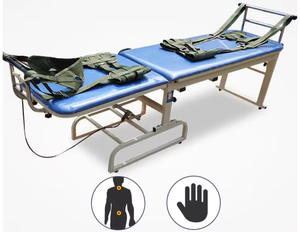 เตียงคอและเอวอุปกรณ์ดึงกระดูกสันหลังสำหรับรักษาอาการยืดหลังแบบมัลติฟังก์ชันทางการแพทย์ในโรงพยาบาล - Product Image 4