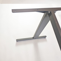 Structure de bureau modulaire en métal durable pour usage commercial et domestique, personnalisable, une place, QINGSHUAI QS-70