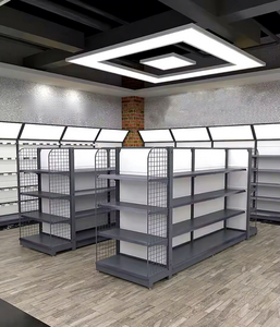 Estanterías Metálicas para Supermercados, Góndolas, Estantes para Tiendas, Ajustables, Duraderas, Independientes, con Buen <span class=keywords><strong>Precio</strong></span> <span class=keywords><strong>de</strong></span> Venta, Directo <span class=keywords><strong>de</strong></span> Fábrica - Product Image 4