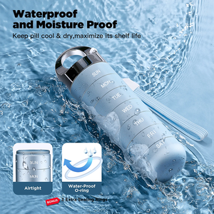 Professional Aluminum Alloy <strong>Pill</strong> Box with Customized Size Options Safe <strong>Packaging</strong> for Convenient Medical Distribution Outdoor Use - Product Image 2