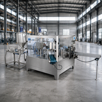 Machine de remplissage et d'emballage automatique pour sachets préformés de sauce tomate et de liquide vaisselle, machine d'emballage de sauce en bâtonnets pour sachets de forme.