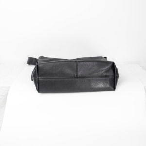 กระเป๋าสะพายไหล่ผู้หญิงหนังวัวแท้สีดำลายเรขาคณิตย้อนยุค ยี่ห้อจุนซิง ปิดด้วยซิป แฟชั่นทุกฤดูกาล - Product Image 6