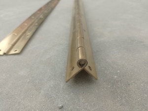 Xykj บานพับต่อเนื่องสแตนเลสบานพับเปียโนยาวทนทานฮาร์ดแวร์เฟอร์นิเจอร์270องศา - Product Image 5