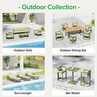 Ensemble de mobilier de jardin en aluminium imperméable et résistant aux UV, prix de gros, table et chaises de bistrot pour l'extérieur