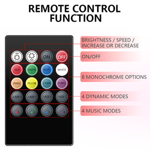 Yosovlampada nuova F12 auto LED atmosfera luce RGB musica luce ritmica APP controllata vocale per Golf Versa Tucson Tiida modelli - Product Image 3