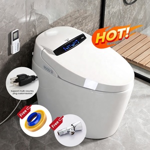 Inodoro Inteligente de Una Pieza a Bajo Precio, con Sensor de Pie para Autolimpieza, Asiento con Calefacción, Inodoro Inteligente para Baño - Product Image 1
