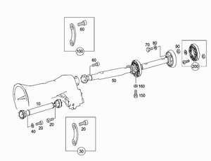 Mygt A1644100701เพลาขับรถยนต์สำหรับ C300. BZ ขายตรงจากโรงงานพร้อมราคาที่แข่งขันได้ - Product Image 5