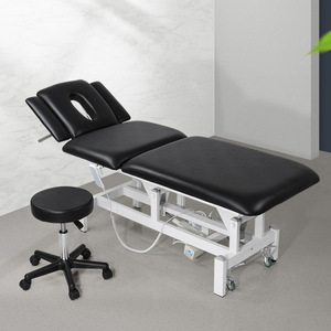 Lit de massage électrique réglable Dongpin Beauty 195x68x60-88cm pour physiothérapie et ajustement de la colonne vertébrale - Product Image 1