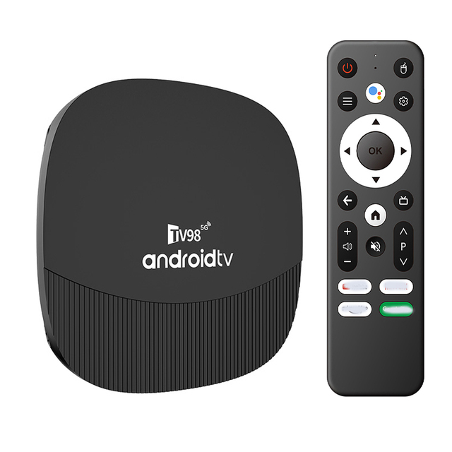 8K Video Decoding TV Box TV98 ATV MAX+ Android 14.0, 2GB+16GB, BT5.0, Voice Remote Control