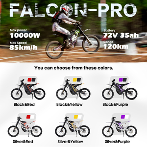 79 xe đạp Chim Ưng PRO 72V 35Ah 10000W 90 km/h 120km mạnh mẽ Xe máy điện đầy đủ hệ thống treo off road điện xe đạp bụi bẩn - Product Image 3