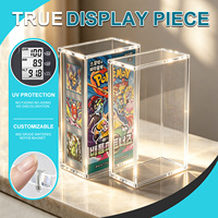 Boîte de rangement coréenne Wanxing en acrylique 5 mm, 100 % anti-UV, aimant N52, boîte de présentation transparente pour cartes Battle Region, rangement facile