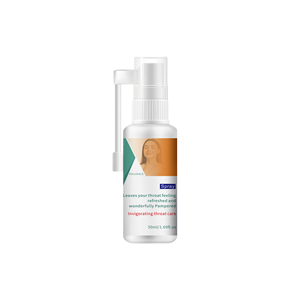 สเปรย์สำหรับดูแล<span class=keywords><strong>คอ</strong></span>ในสต็อก-สเปรย์50มล. สำหรับบรรเทาอาการแห้งคันลำ<span class=keywords><strong>คอ</strong></span>มีเสมหะไอและความรุนแรง - Product Image 1